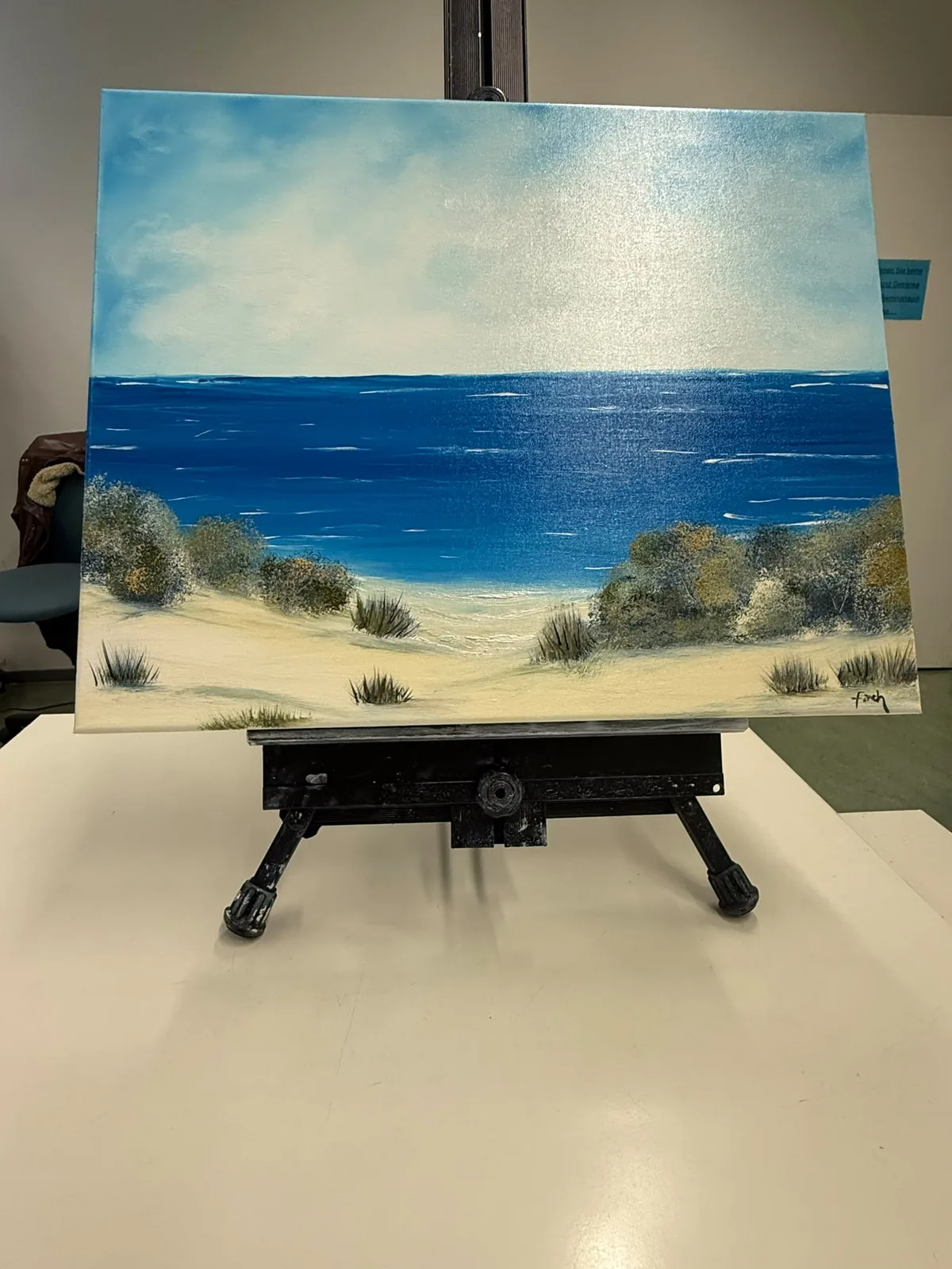 Dünen und Meer · Werk von Christina Finch
