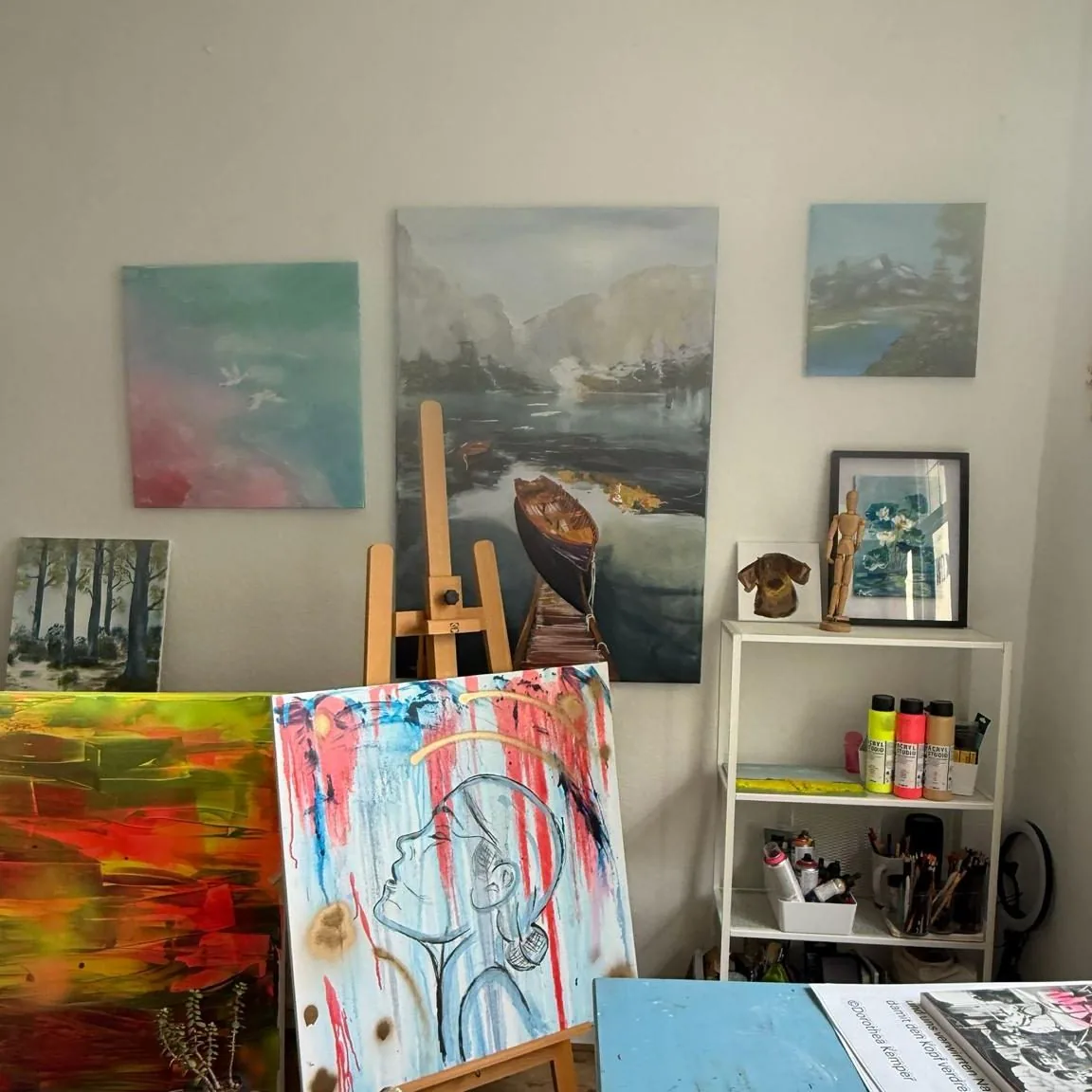 Das Atelier von Christina Finch in Dortmund